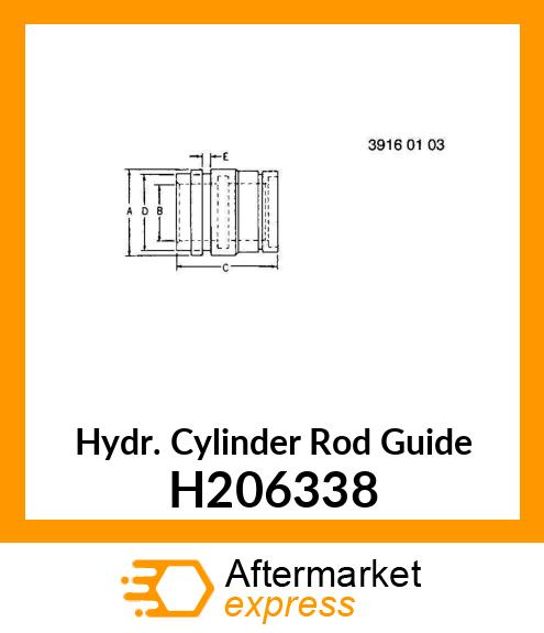 Hydr. Cylinder Rod Guide H206338