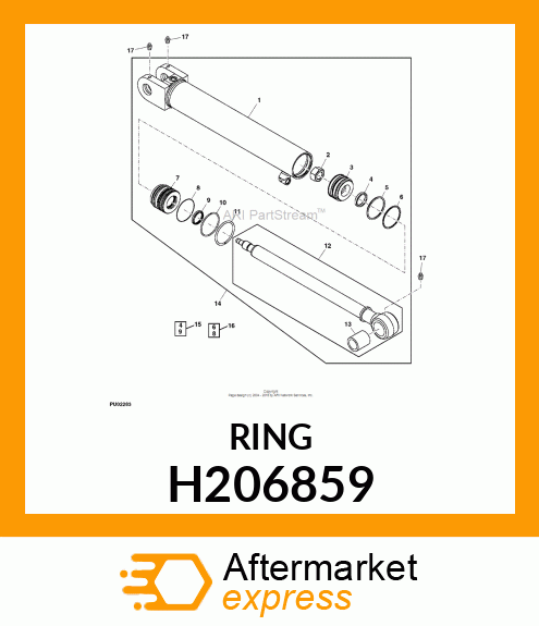 SNAP RING,EXTERNAL, 90 H206859