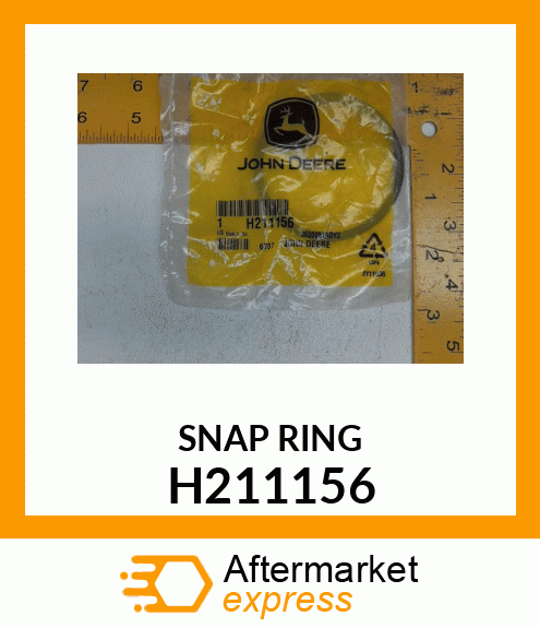 SNAP RING, EXTERNAL, 63 H211156