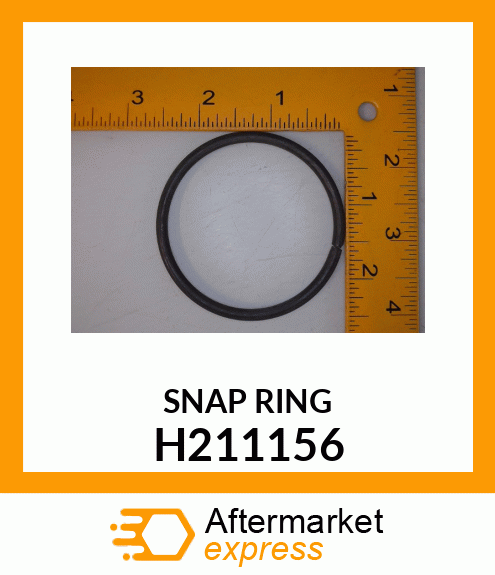 SNAP RING, EXTERNAL, 63 H211156