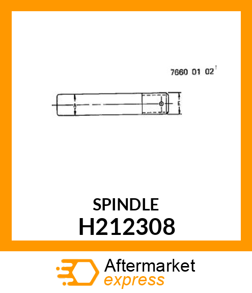 JACKSHAFT,SEPARATOR H212308