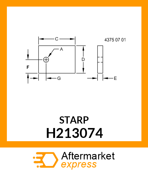 SEAL, LT VERTICAL SEAL H213074