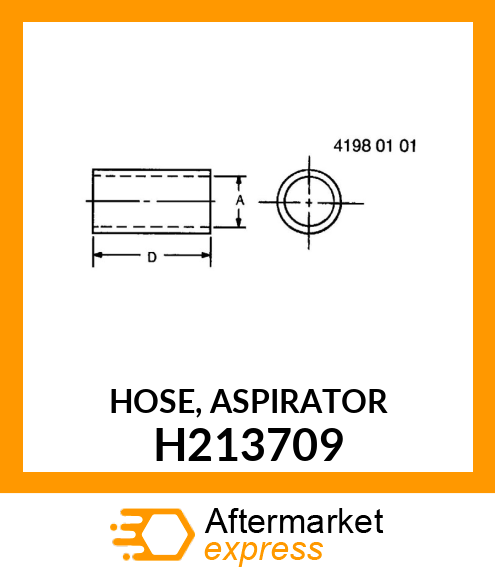 HOSE, ASPIRATOR H213709