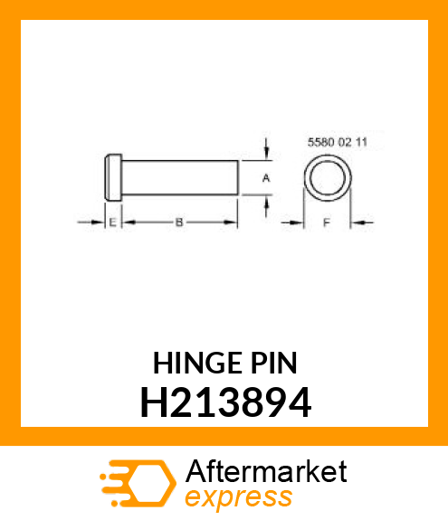 PIN, HINGE H213894