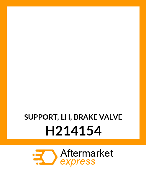 SUPPORT, LH, BRAKE VALVE H214154