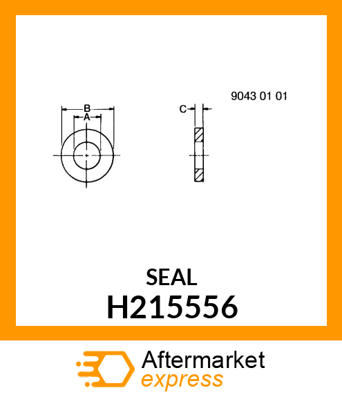 SEALING WASHER, HANDRAIL/LIGHT ARM H215556