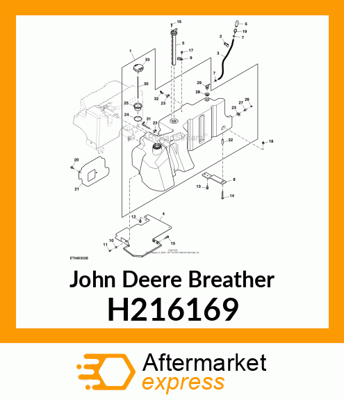 BREATHER, FUEL TANK H216169