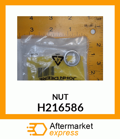 NUT, M16 X 2 HEX GRD 10 ZN LH H216586