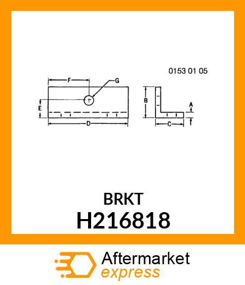 BRACKET STRUT H216818