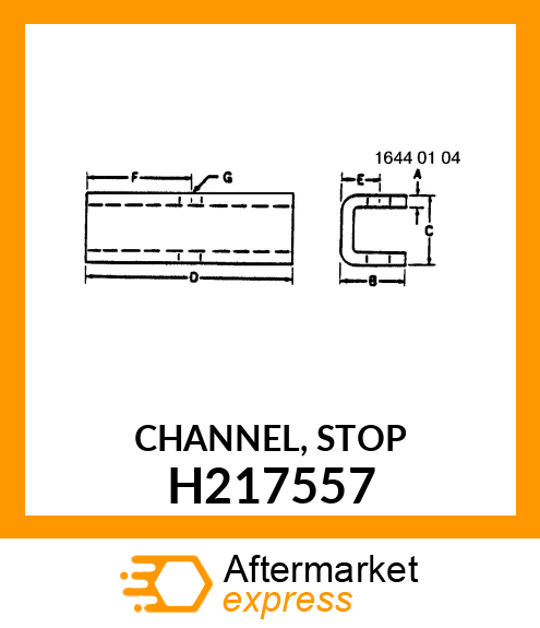 CHANNEL, STOP H217557