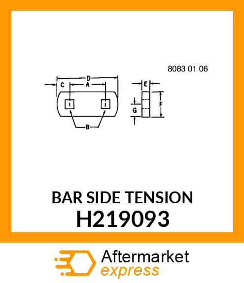 BAR SIDE TENSION H219093