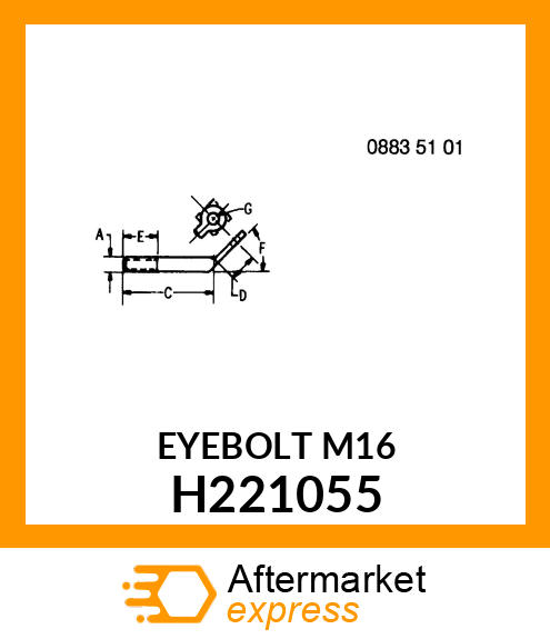 EYEBOLT M16 H221055