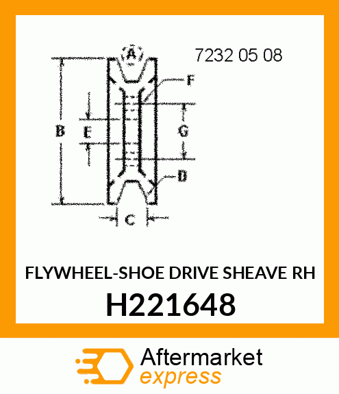 FLYWHEEL H221648