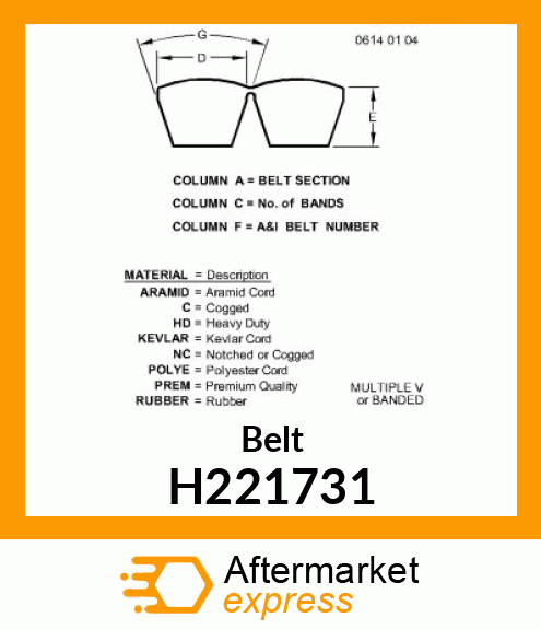 Belt H221731