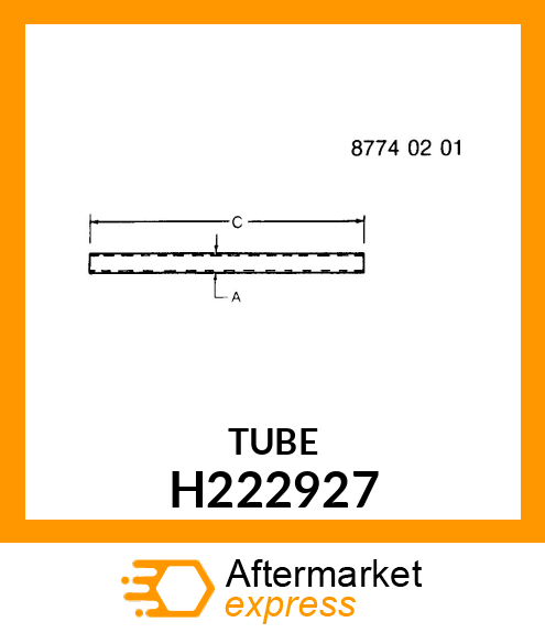 TUBE, TUBE SHIELD, 1291 CHOPPING H222927