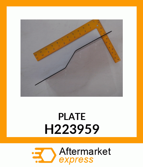 PLATE, ACTUATOR COVER H223959