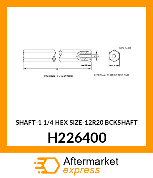 SHAFT H226400