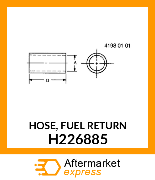 HOSE, FUEL RETURN H226885