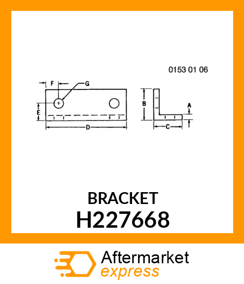 BRACKET H227668