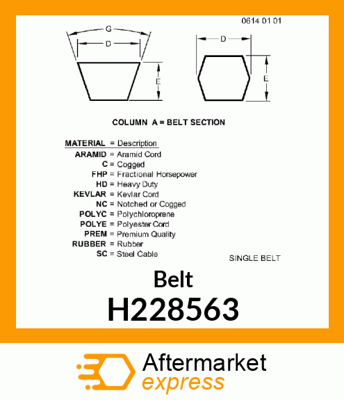 Belt H228563