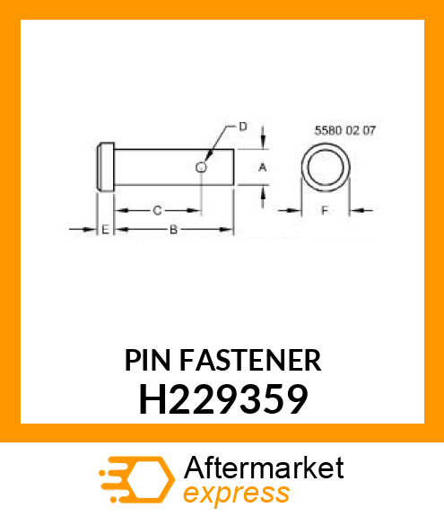 PIN FASTENER H229359