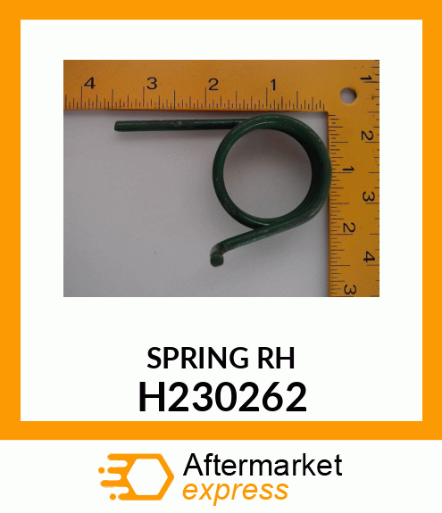 TORSION SPRING, RH ROW GUIDANCE H230262