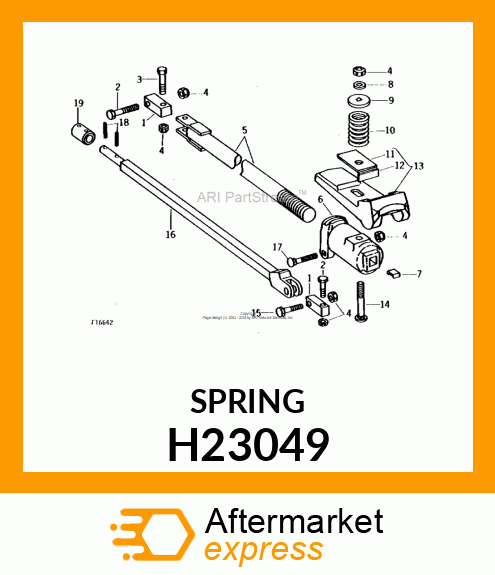SPRING, (SAFETY RELEASE) H23049
