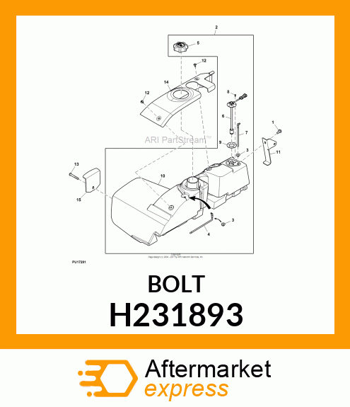 BOLT, SOCKET BUTTON HEAD, M12X85 H231893