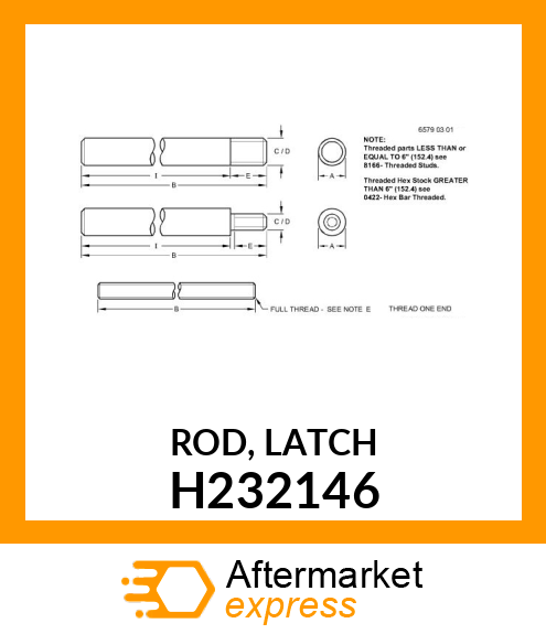 ROD, LATCH H232146