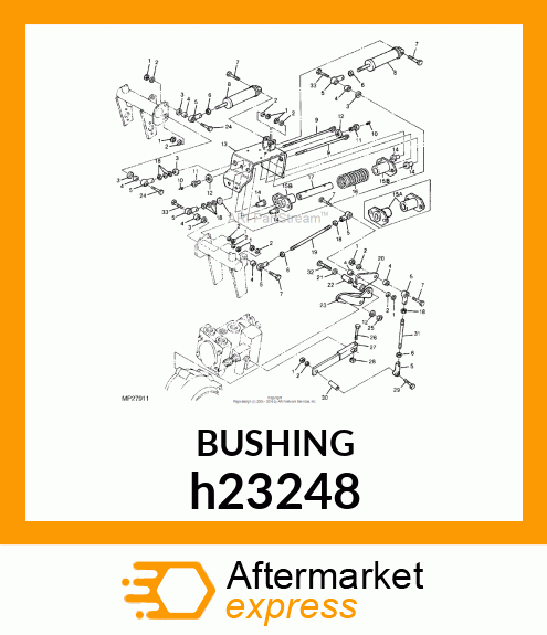 BUSHING, PACKING WHEEL h23248