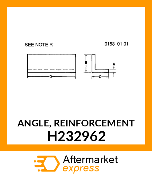 ANGLE, REINFORCEMENT H232962