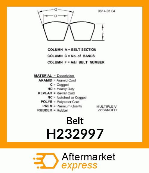 Belt H232997