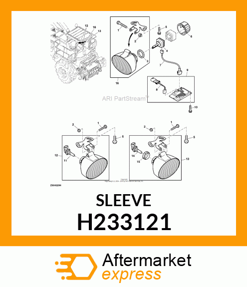 RETAINER, HID LAMP H233121