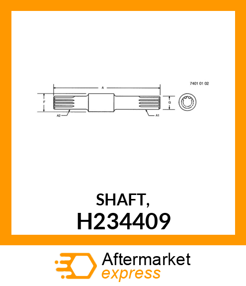 SHAFT, H234409