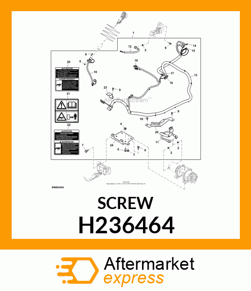 SCREW, BUTTON HEAD THREAD ROLLING H236464