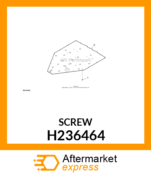 SCREW, BUTTON HEAD THREAD ROLLING H236464