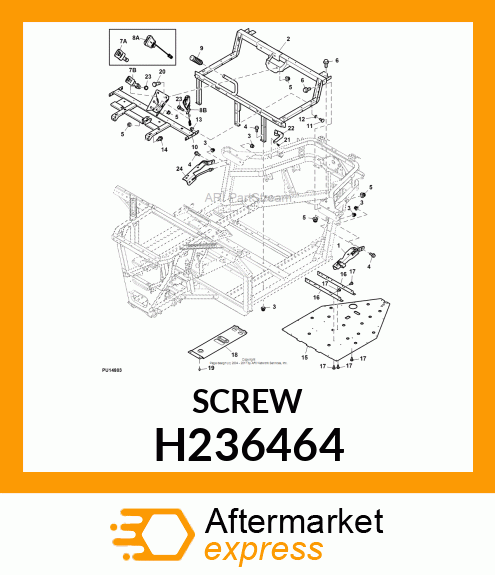 SCREW, BUTTON HEAD THREAD ROLLING H236464