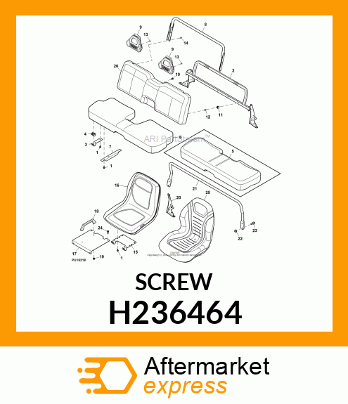 SCREW, BUTTON HEAD THREAD ROLLING H236464