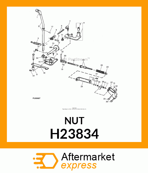 NUT H23834