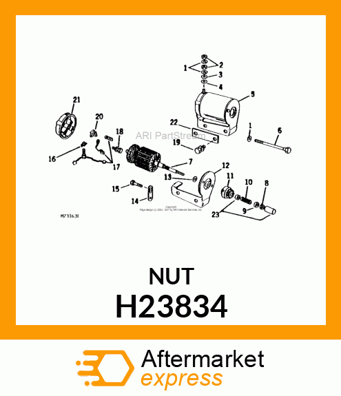 NUT H23834