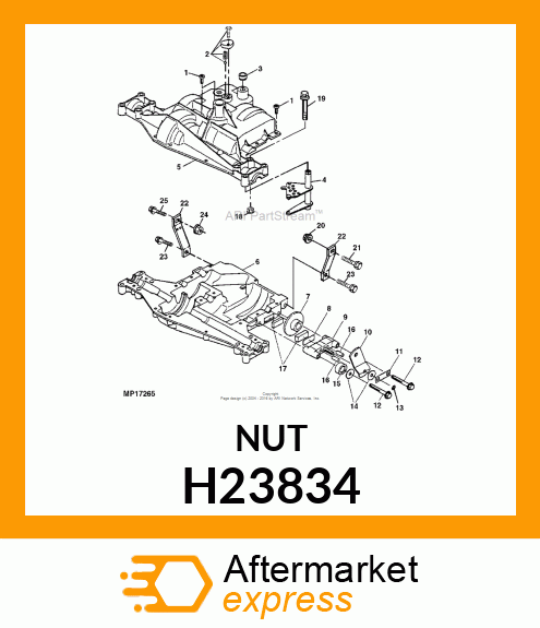 NUT H23834