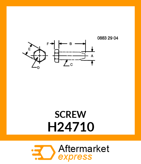 SCREW H24710