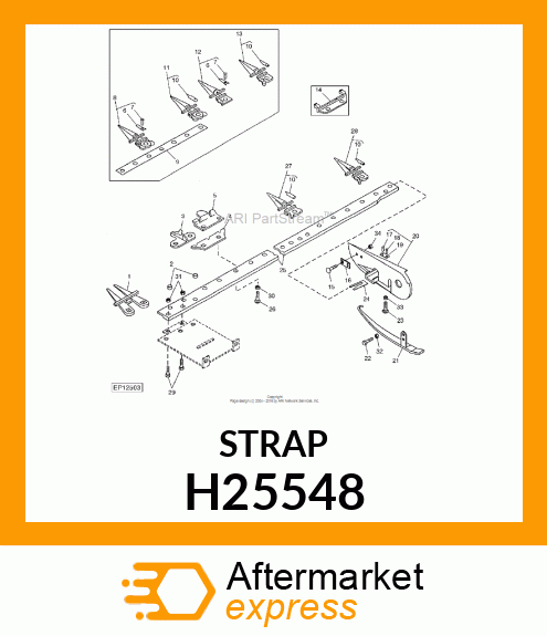 PLATE, OUTER SHOE H25548