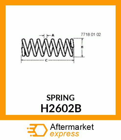 COMPRESSION SPRING H2602B