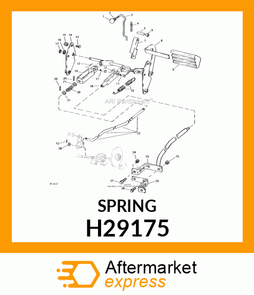 SPRING, FORWARD amp; REV ADJ H29175