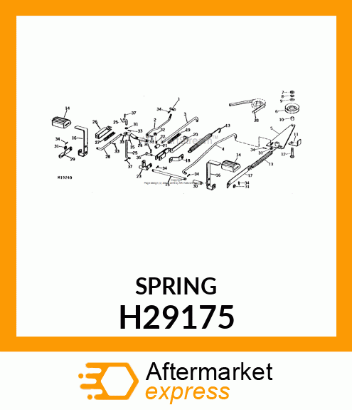 SPRING, FORWARD amp; REV ADJ H29175