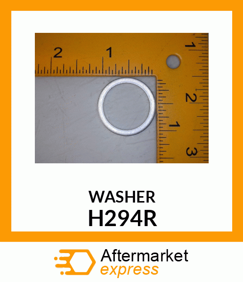 WASHER,ALUMINUM H294R