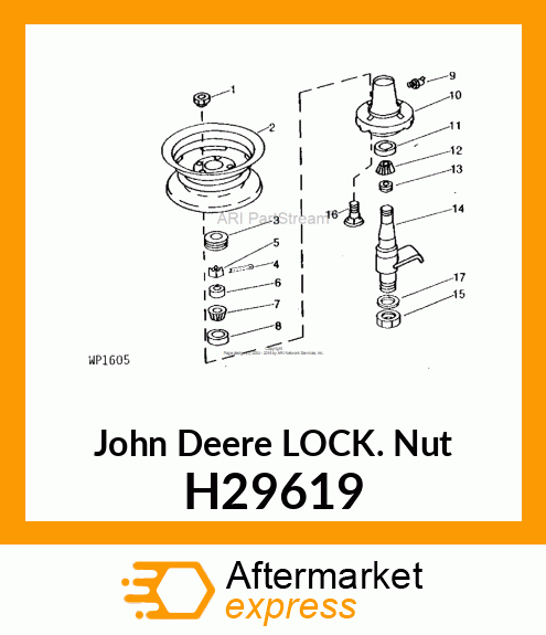 LOCKNUT 1 H29619