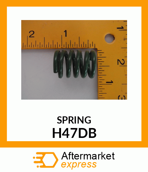 Spare part H47DB + CONTROL LEVER SPRING