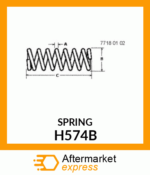 SPRING, COMPRESSION H574B